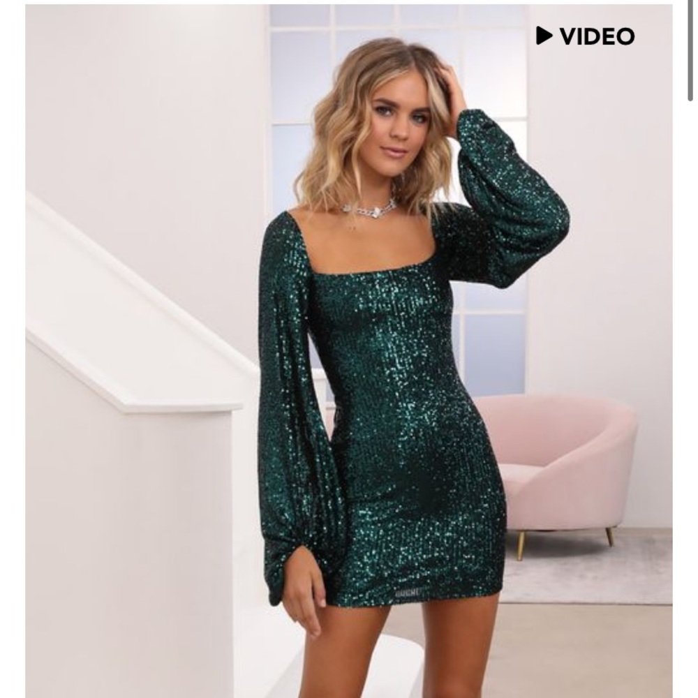 lucy in the sky sequin party dress